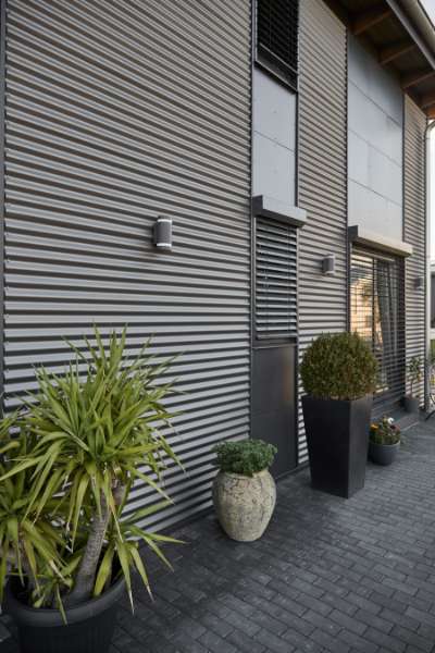 Ny bølge indenfor boligbyggeri med stålprofiler, Nylanndamm in 24980 Schafflund